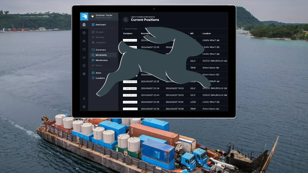 South Sea Cargo Container Tracker